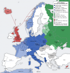Eurooppa vuonna 1940.